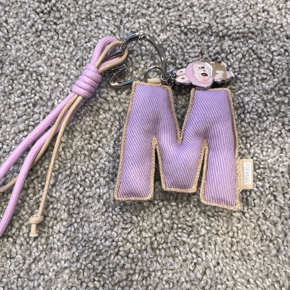 Pop Mart Labubu The Monsters Pin for Love Series "M" Letter Pendant - Picture 2 of 4